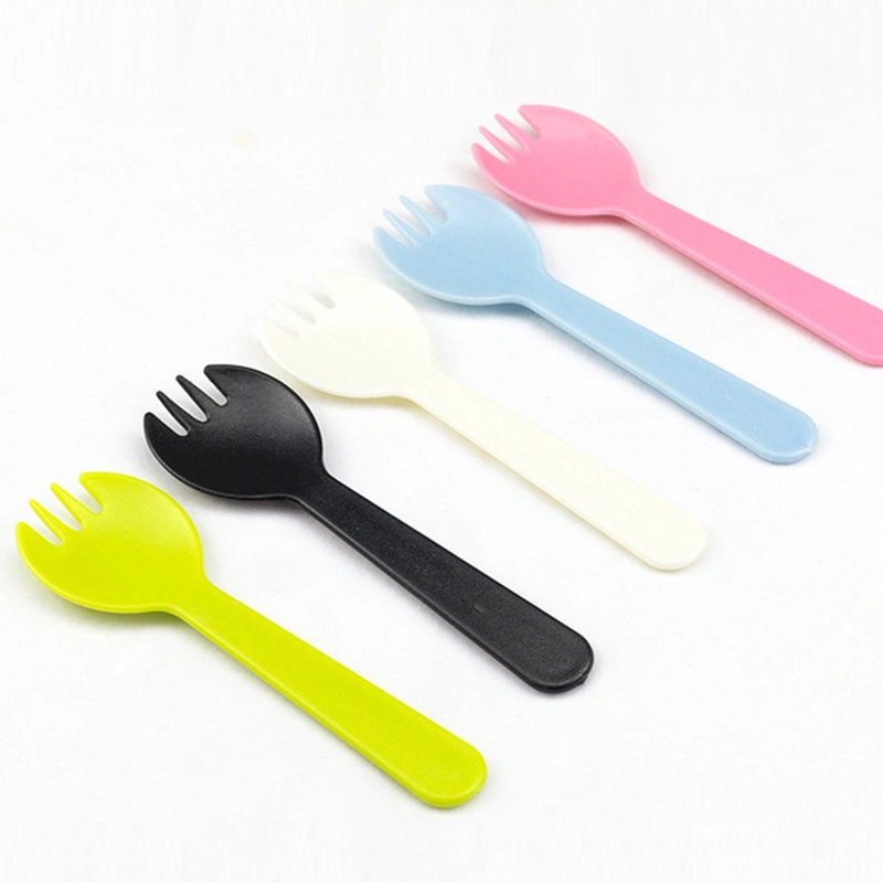 Factory Wholesale/Supplier Disposable Plastic Frosted Thickened Cake Dessert Fork 100PCS