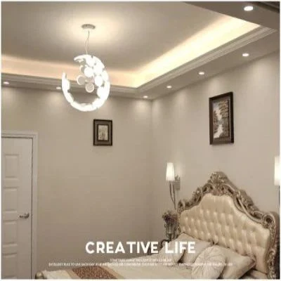 Modern Circular Lantern Chandelier Suitable for Indoor Home Lighting