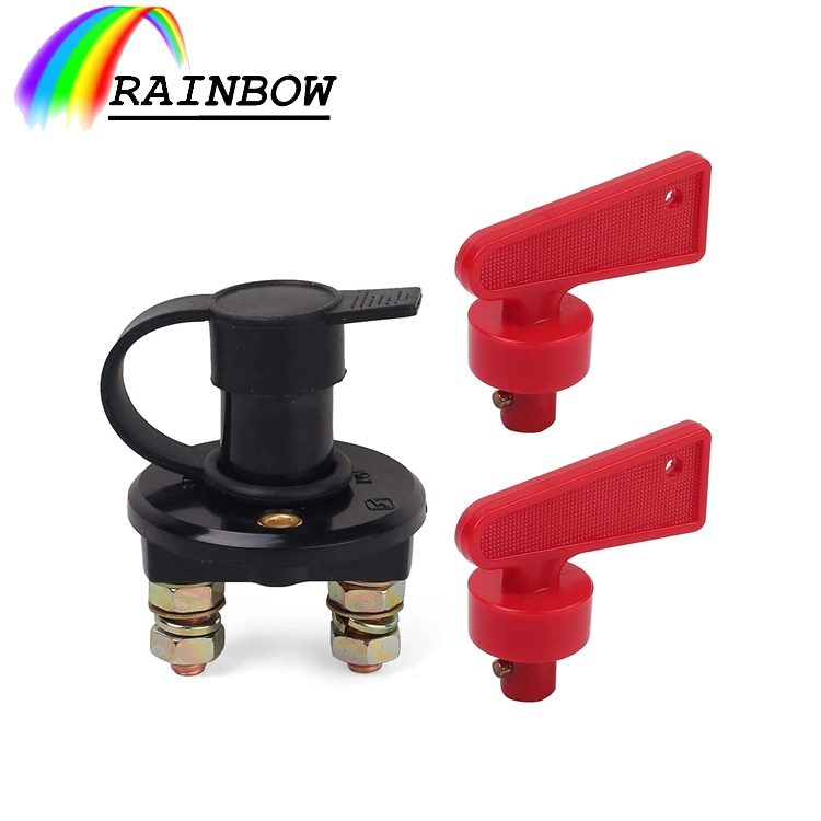 Promotion Price Motorcycle Parts 2/4 Poles/Holes 100A 12-24volts M8 M10 Cut off Auto Car Battery Disconnect/Isolator Switch