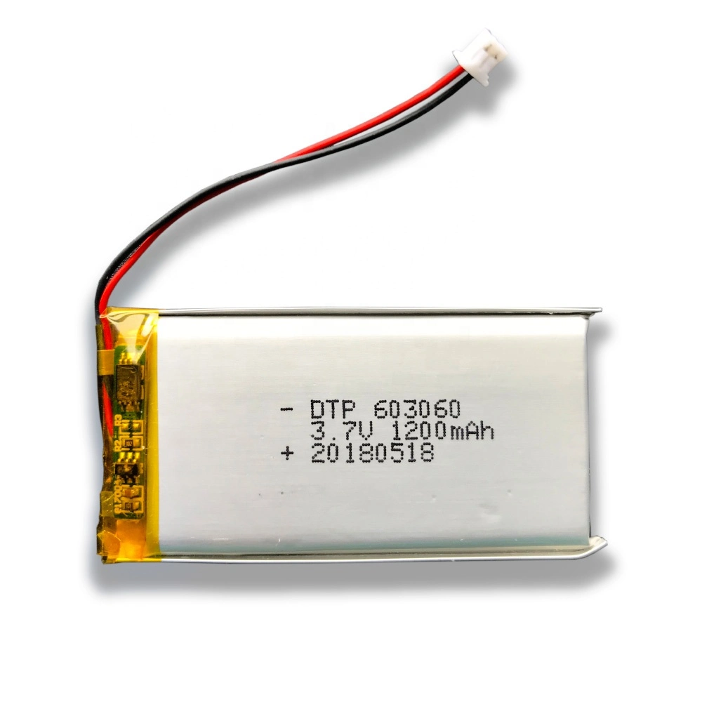 Hot Sale 603060 1200mAh 3.7V Li-Polymer Battery for Digital Devices