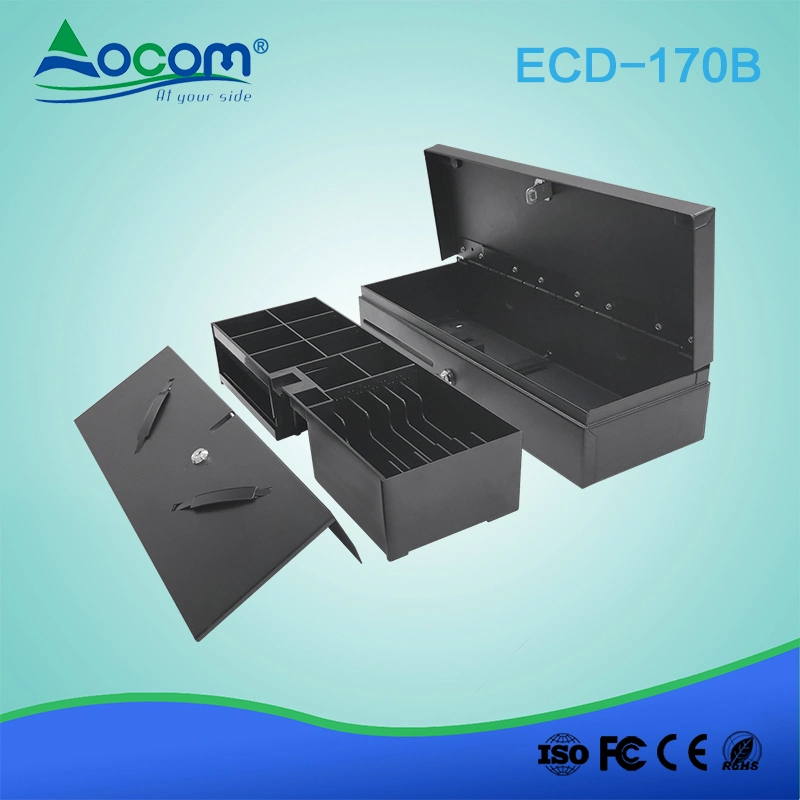 USB Cash Drawer with 2-Position Key and 4 or 5 Bill Holders