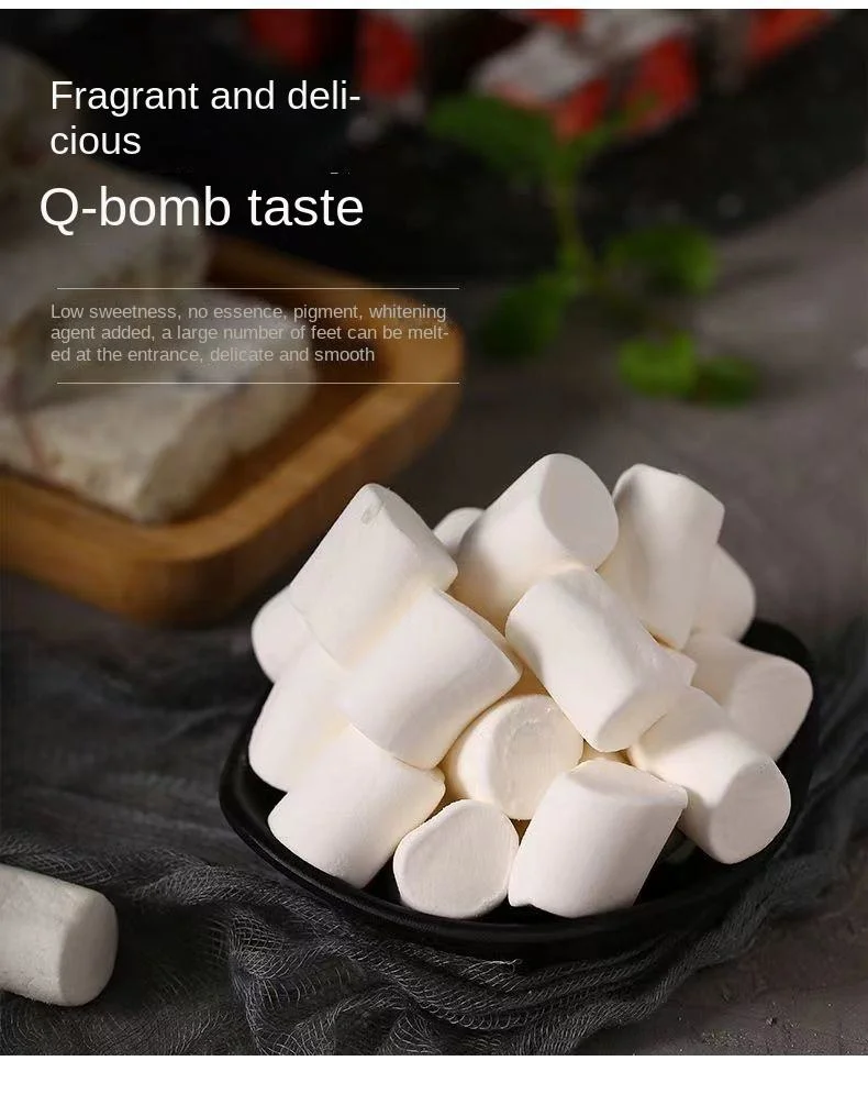 Wholesale/Supplier Custom New Arrival Dried Marshmallows Different Shape Dehydrated Freeze Dried Marshmallow