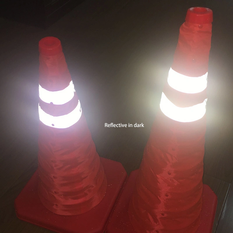 50cm Collapsible Traffic Cone with PP Basement