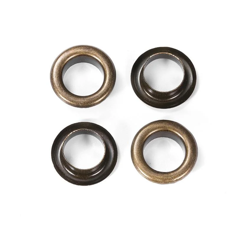 Metal Double Sided Rolled Color Copper Garment Round Eye Buttons