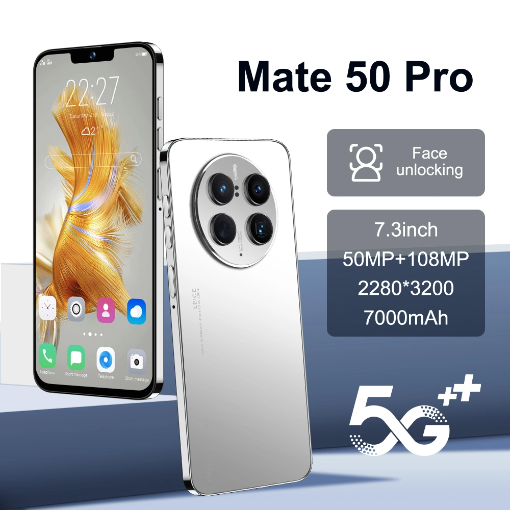 Best Wholesale/Supplier Mate50 PRO Cell Smartphone Model 2GB 16GB, 4GB 64GB, 8GB 512GB, 16GB 1t, Mobile Smart Phone, Viqee OEM/ODM Phones Ready in Stock