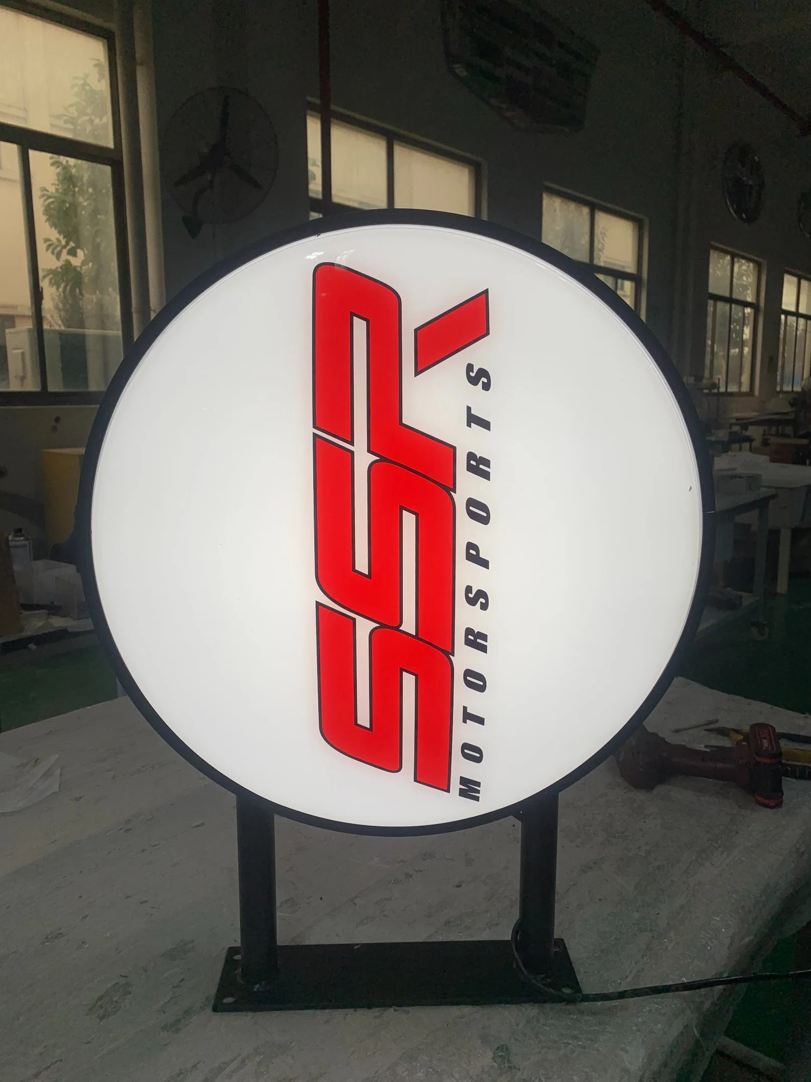 Custom Outdoor Advertising Acrylic Hotel LED Light Box