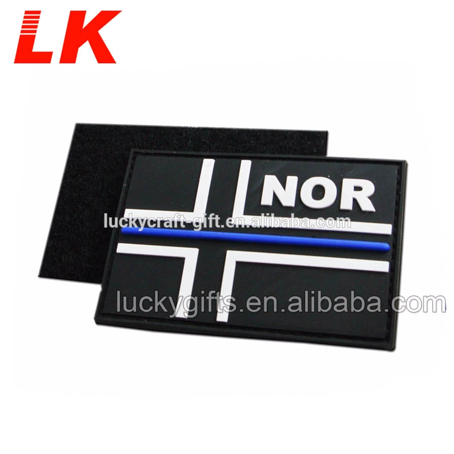 Fashion Clothes Custom PVC Rubber 3D Soft Rubber PVC Label Plastic Silicone Morale Patchpatches