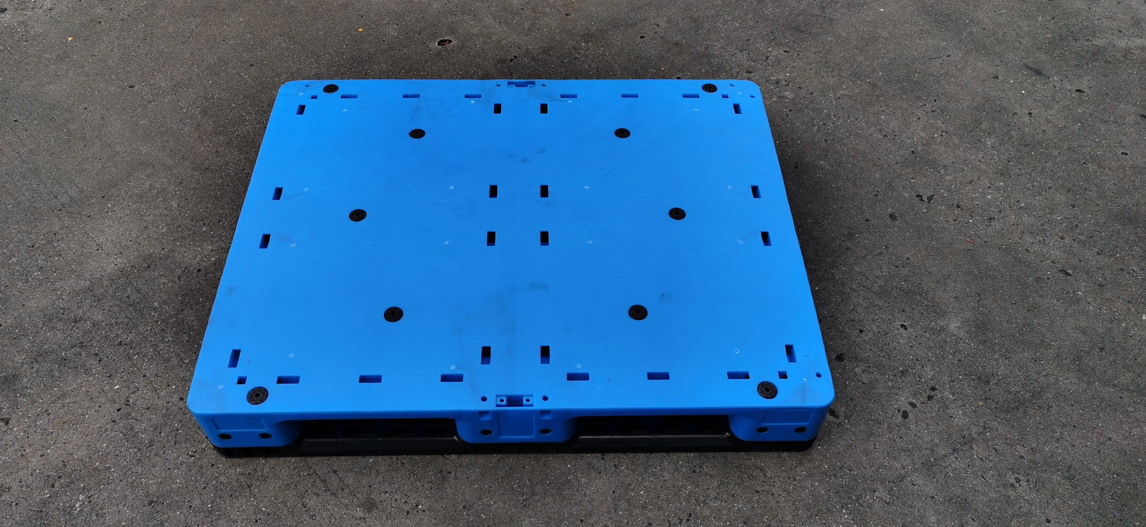 1000X800mm Solid Surface Plastic Pallet for Warehouse Rack