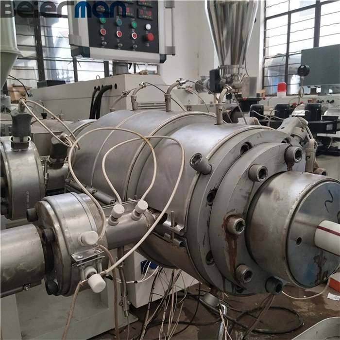 High Productive 75-200mm HDPE PE Pipe Underground Water Supply Tube Single Screw Co-Extrusion Production Line with Laser Printer