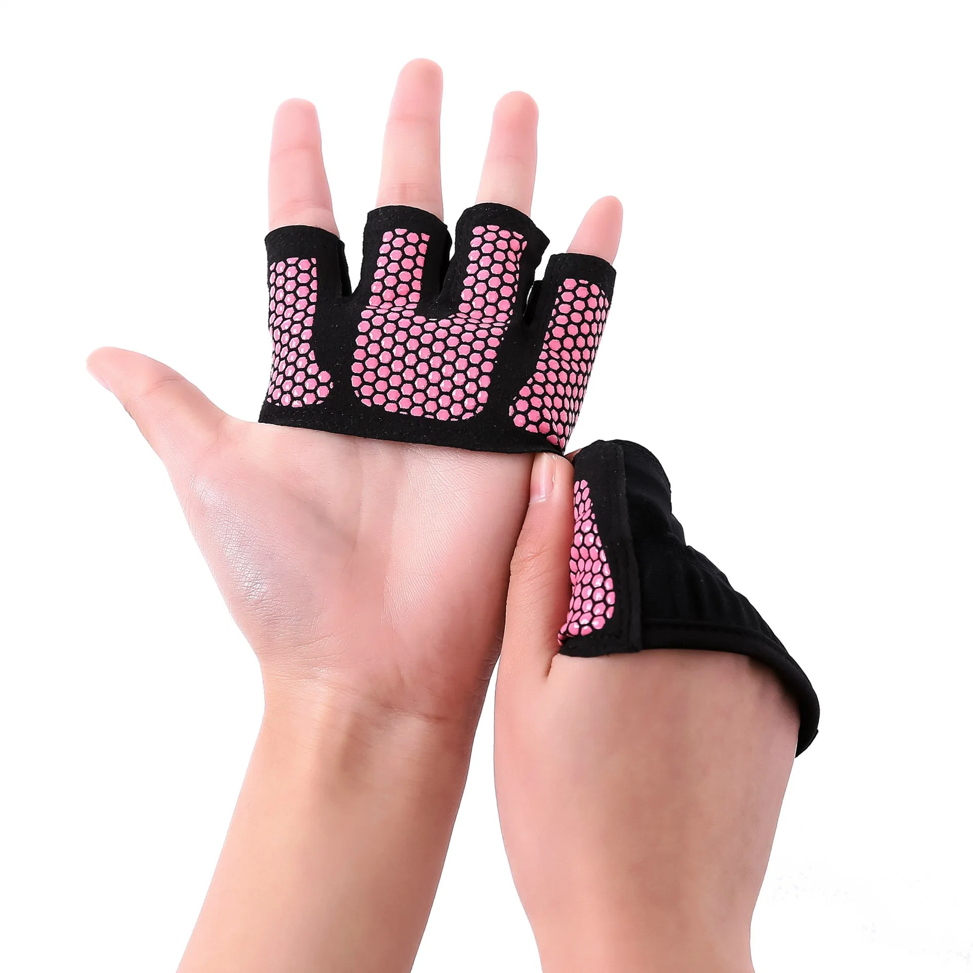 Factory Price Noslip Wear Resistant Gym Deadlift Breathable Half Finger Weightlifting Gloves