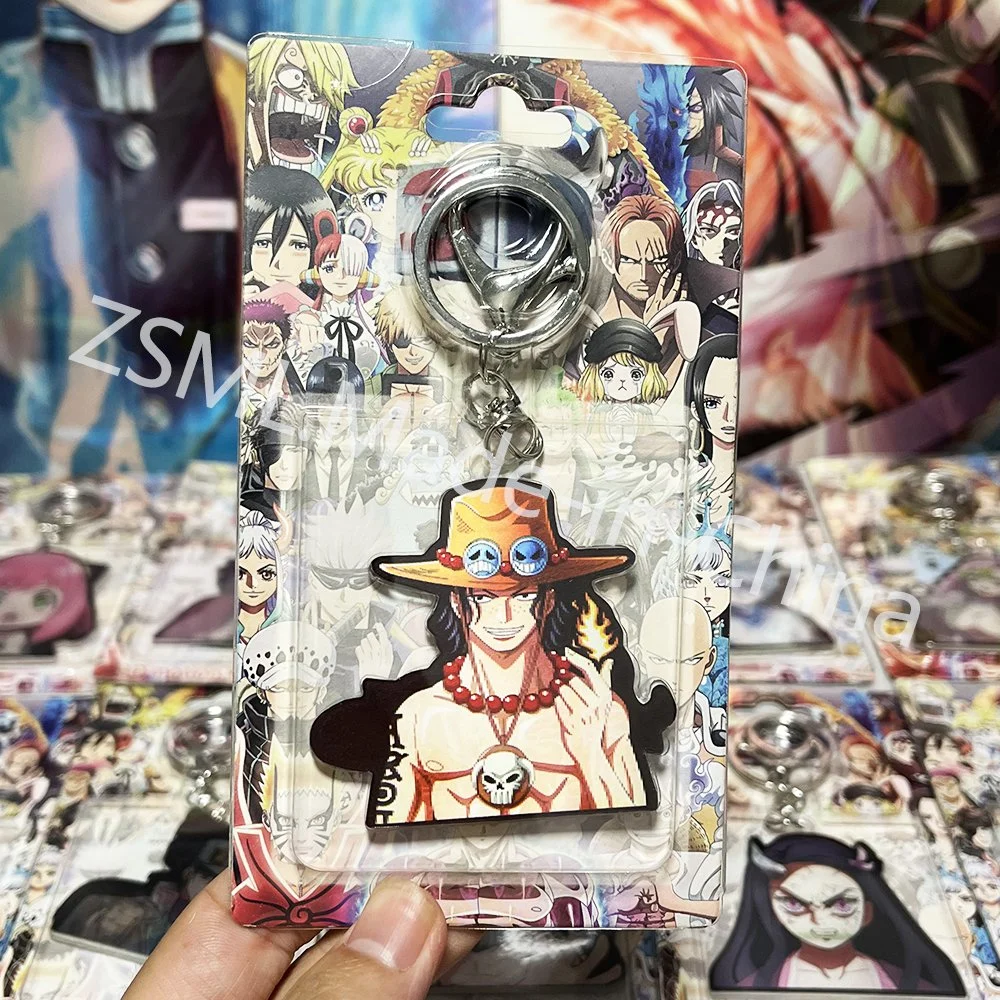 Wholesale/Supplier 3D Anime Keychains Ace One Piece Decoration Pendants (Pls Contact us for Full Catalogs)