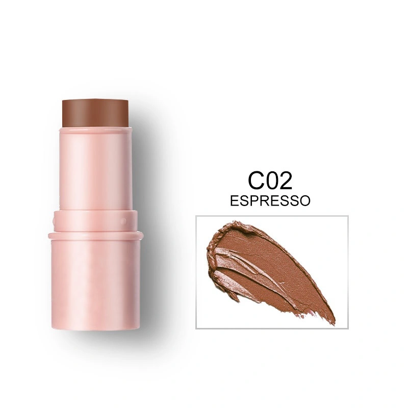 2 Color mate resistente al agua Bronzer Stick contorno maquillaje