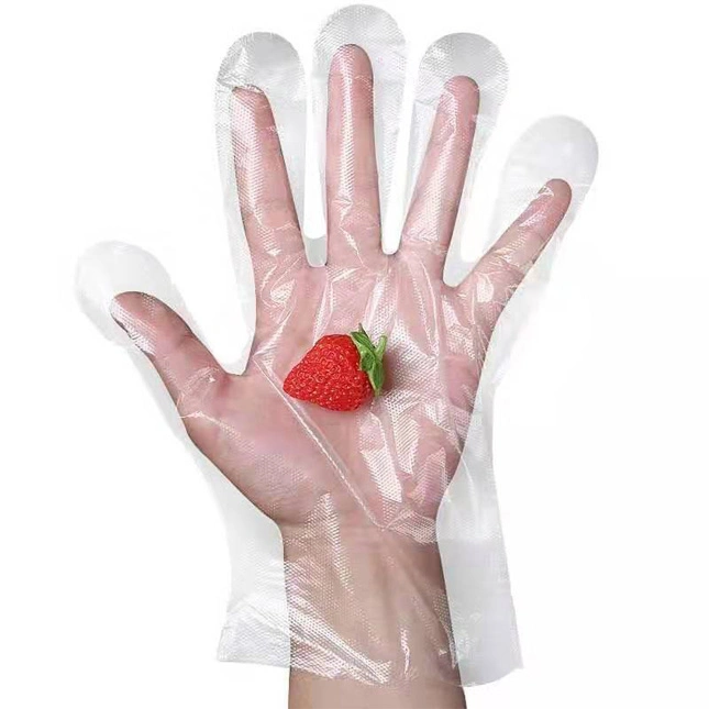 LDPE HDPE Clear Color Plastic Polythene Kitchen Waterproof Disposable Protective Transparent PE Gloves
