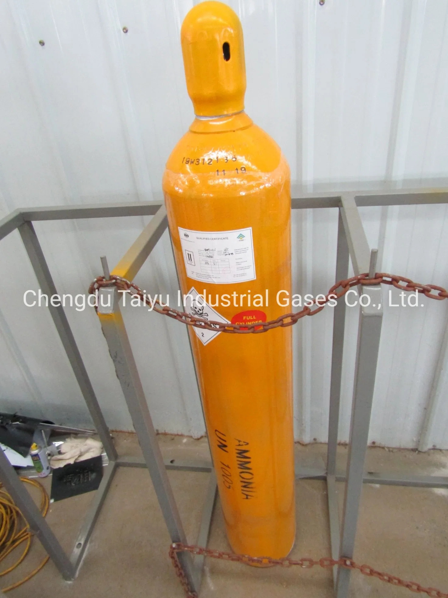 Wholesale/Supplier China 930L Ultra High Purity Ammonia Gas Cylinder Liquid Ammonia