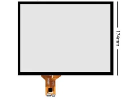 10.4" Capacitive Touch Screen I2c Interface Industrial Multi-Touch G+G