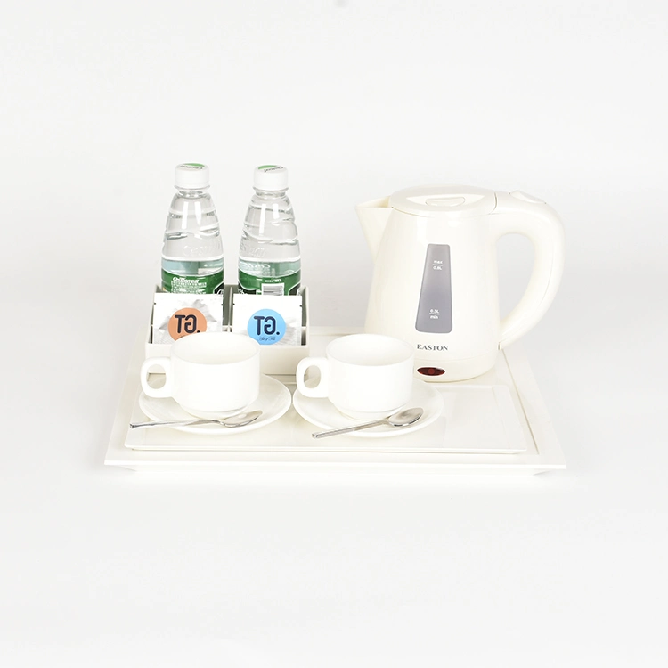 Popular Design for Hotel Kettle Sets with Melamine Tray Set