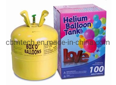 Different Sizes and Colors Disposable Helium Gas Cylinders for Balloon