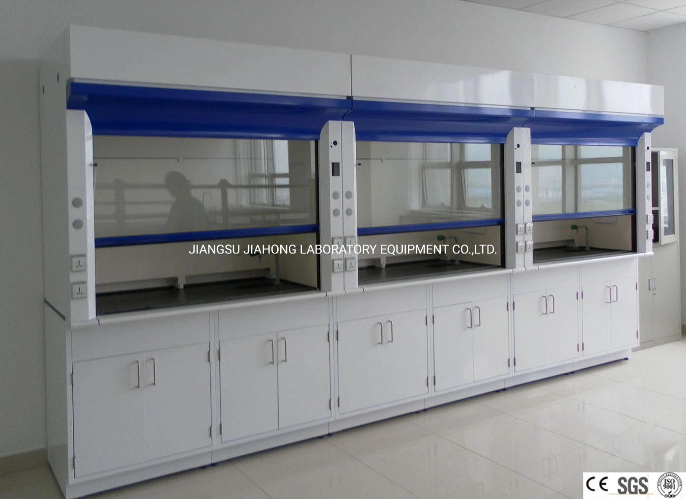 Cav/Vav Ashrae110 Standard Steel Lab Fume Hood with European Design