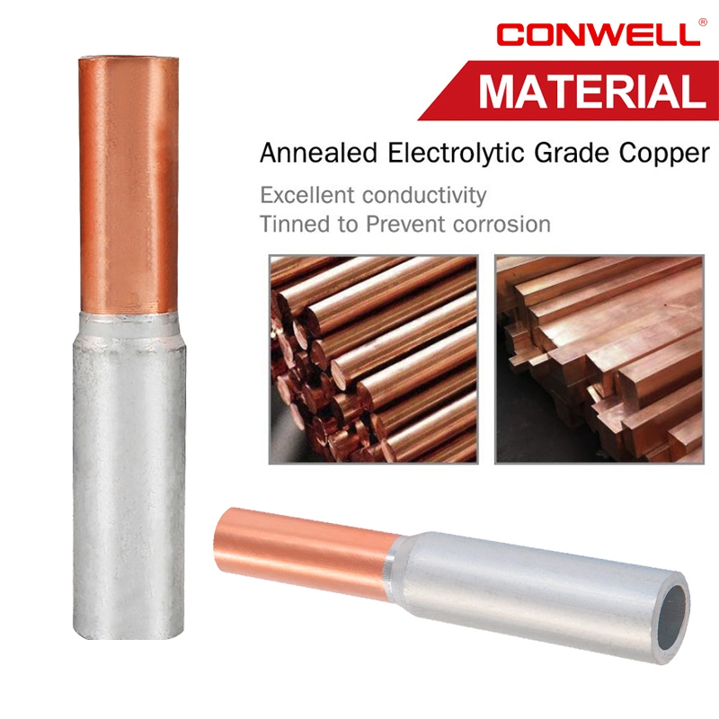 Gtl Copper Tube Aluminum Bimetal Cable Crimp Electrical Terminal Lugs