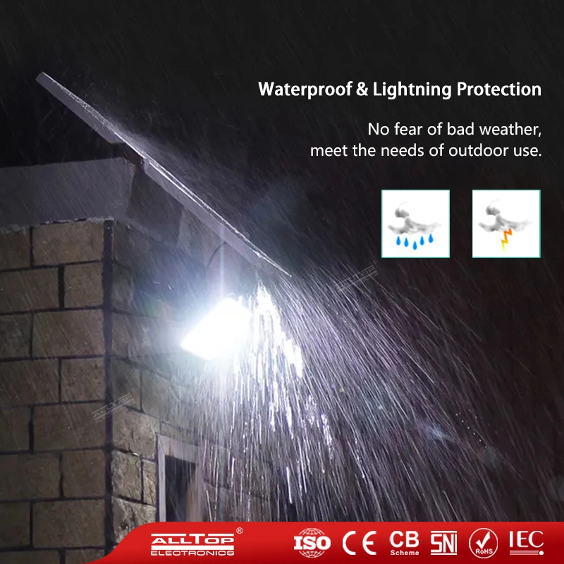 Alltop High Lumen Dimmable Outdoor Landscape 25W 40W 60W 100W 200W 300W IP67 Waterproof Solar Floodlight