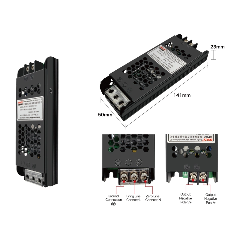 Alimentation LED Bina 100 W Source d'éclairage stable 12 volts Transformateur