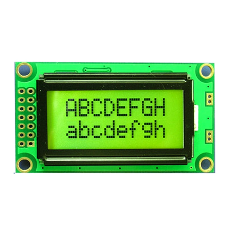 0802 Display Module 8X2 Character LCD Black on Gray LED Backlight 5V