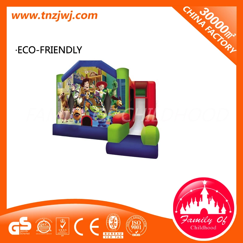 Juguetes de PVC inflable Tema del océano casas de rebote de los niños