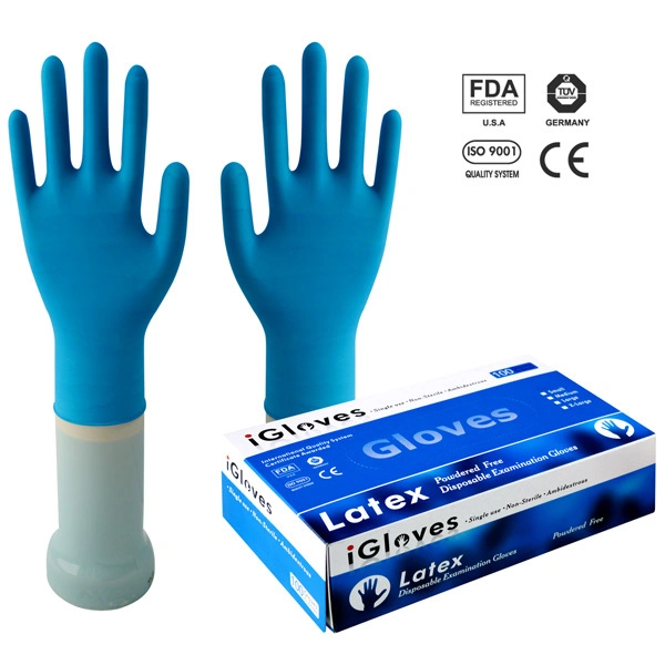 Non Sterile Disposable Latex Exam Gloves Malaysia