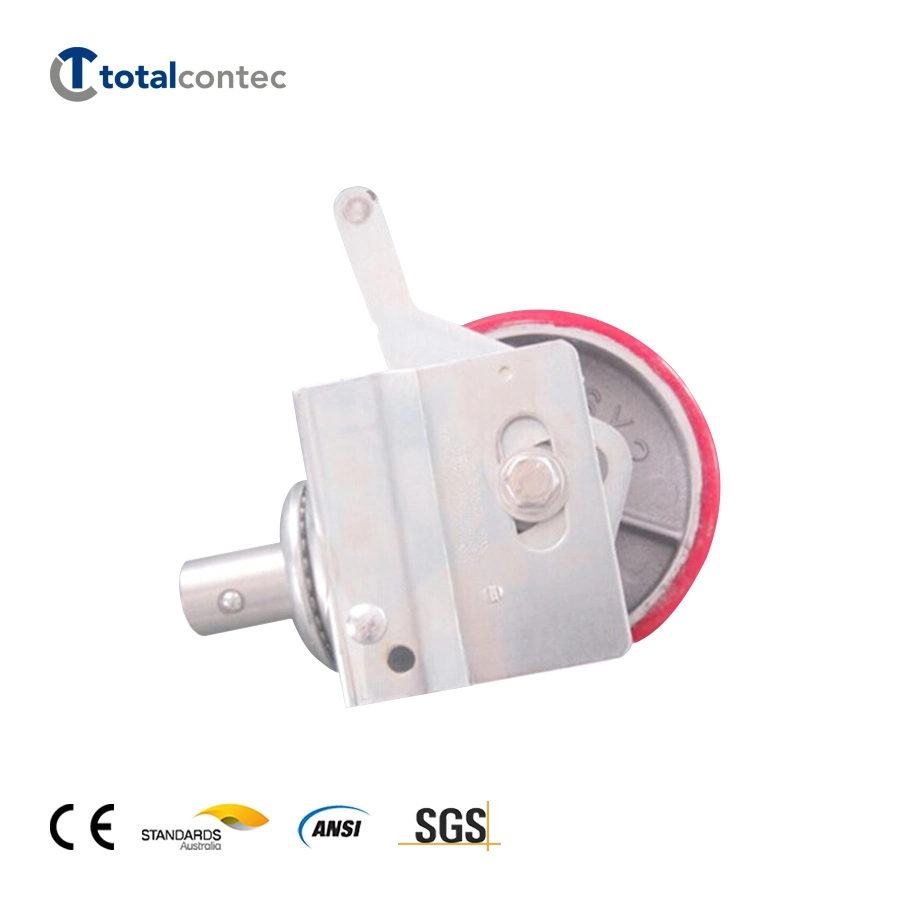 Factory Price 500mm/600mm/700mm/800mm/900mm Galvanized Adjustable China Screw Jack and Caster Wheel