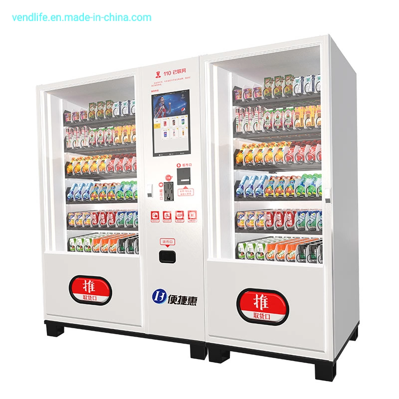 24h Advertise Self-Service Makeup Vendlife Vending Machine Drinks Snacks Pink Hair Vending Machine Video Booth