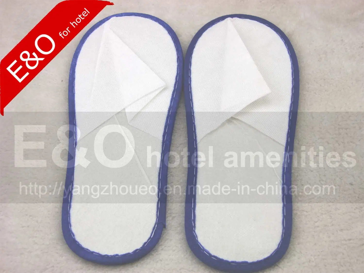 Cheap Disposable EVA Non-Woven Slippers with Sponge Sole