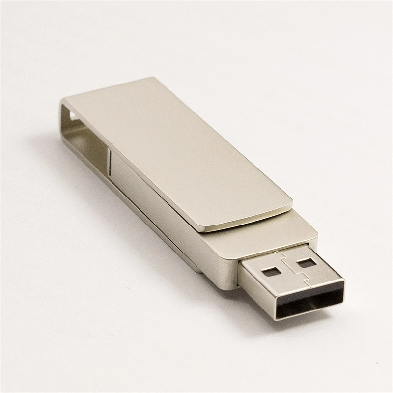 Металлический поворотный USB-накопитель USB 3.0 Pen Drive OEM Флэш-накопитель USB с логотипом, настроенным на использование в соответствии с требованиями заказчика, и гарантией на 1 года