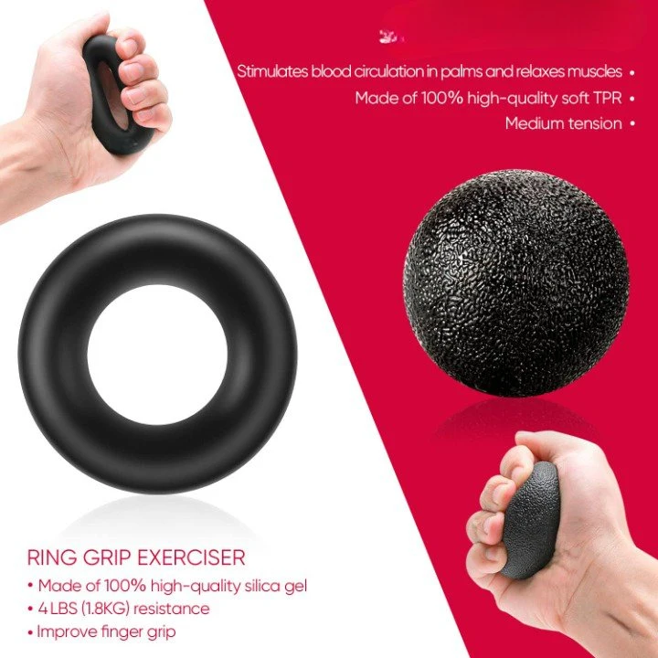 Amazon Hosales Strengthener Workout Kit Forearm Grip Adjustable Resistance Hand Gripper Finger Exerciser Finger Strecher Hand Grip