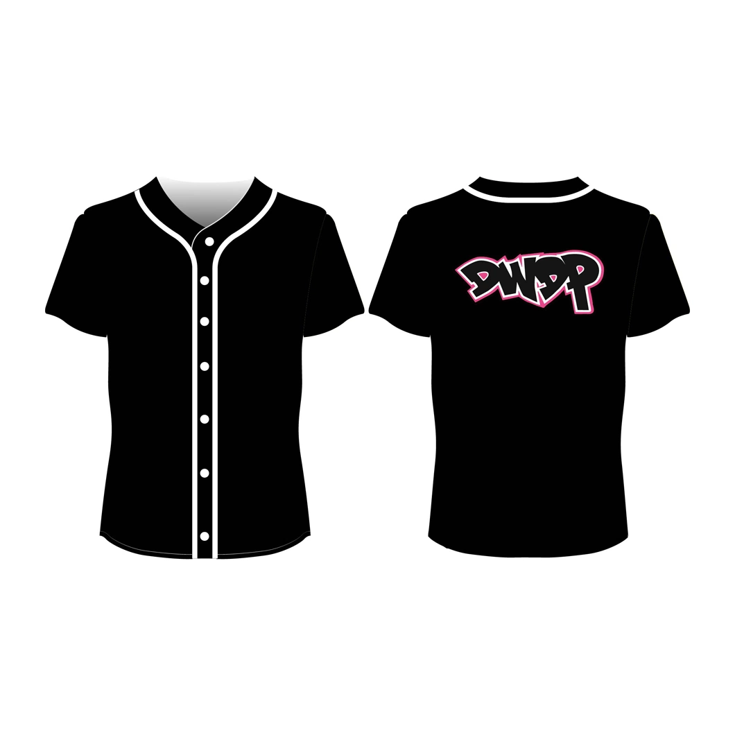 New Style Softball Women's Girl's Jerseys Design Custom Name Number Sublimation Full Button Printed Baseball Jersey