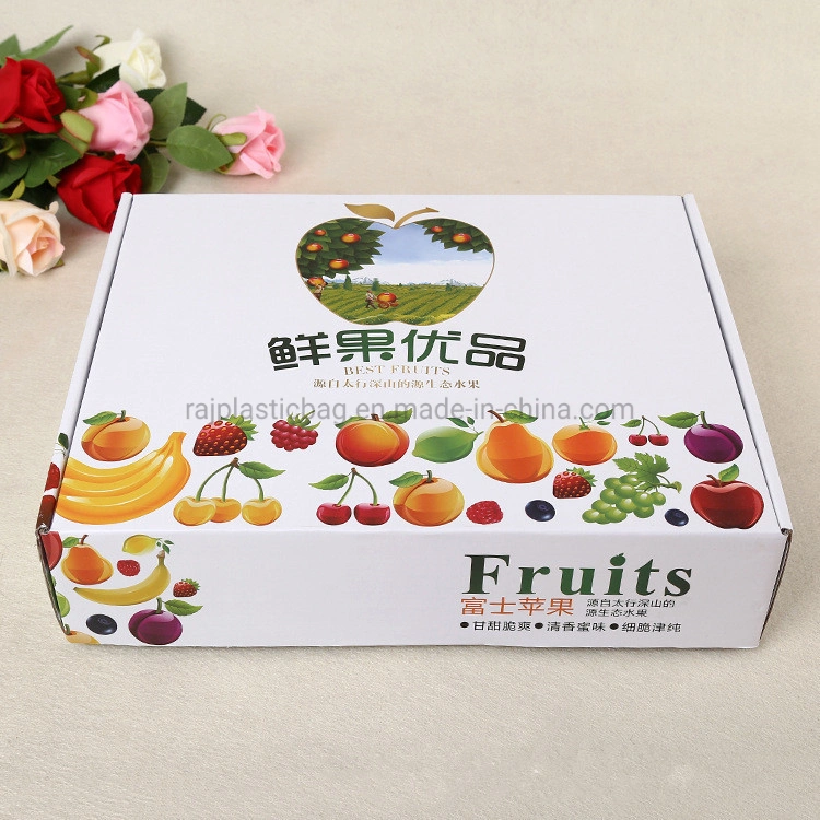 Corrugated Cardboard Paper Shipping Moving Basket Vegetable Fruit Packing Gift Mailer Box Carton