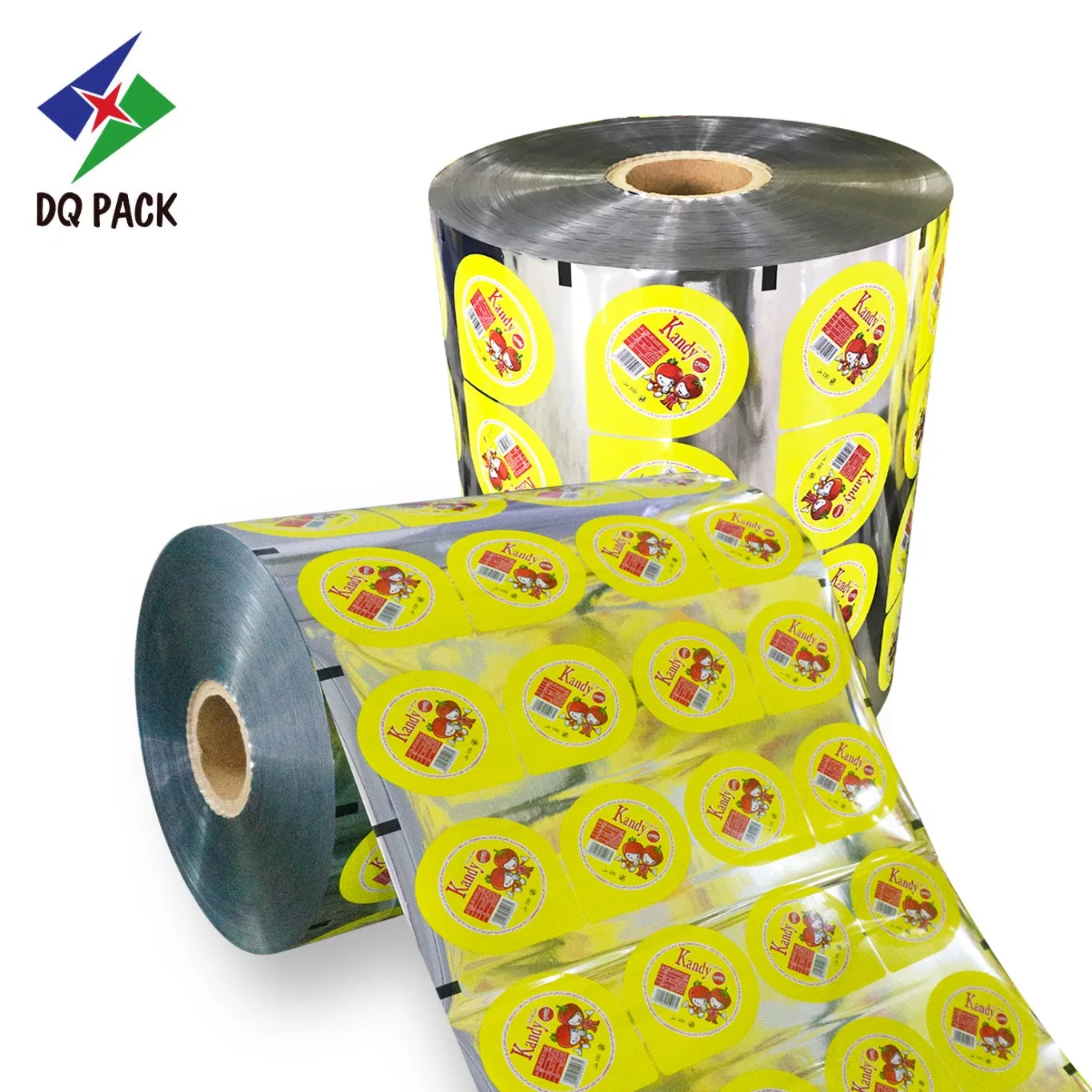 DQ Pack Bulk Großhandel benutzerdefinierte PP-Film Joghurt Cup Versiegelung Folie für Bubble Tea Cup Sealer Roll Film Verpackungsfolie Kunststofffolie