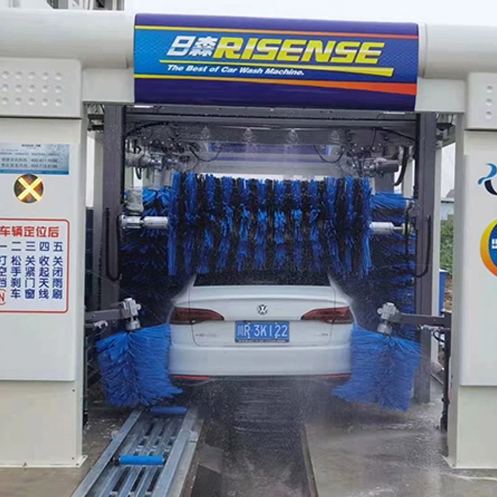 Risense unnel automático sistema de lavado de coches CC-670 con 7 cepillos