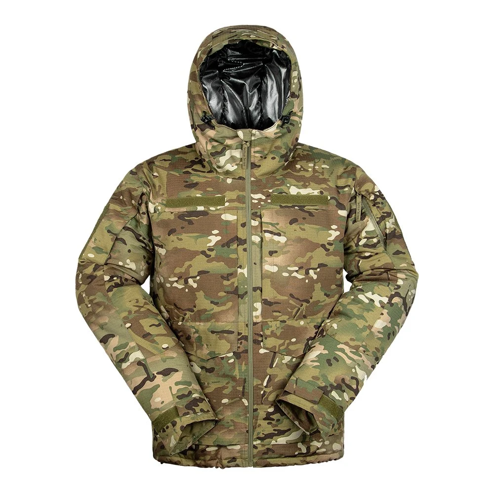 Men's Hooded Windbreaker Hiking Waterproof Warm Hunting Clothes Tactical Jacket
