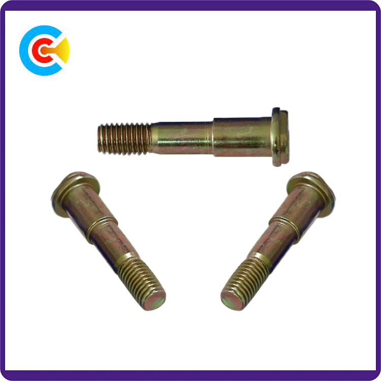 DIN/ANSI/BS/JIS Carbon-Steel/Stainless-Steel 4.8/8.8/10.9 Galvanized Oval Step Screws for Building Railway