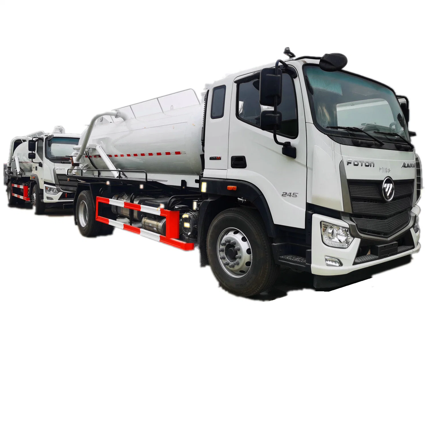 Foton 4X2 Septic Tank Sewage & Fecal Suction Truck LHD / Rhd 10-16ton with Liquid Ring Vacuum Pump