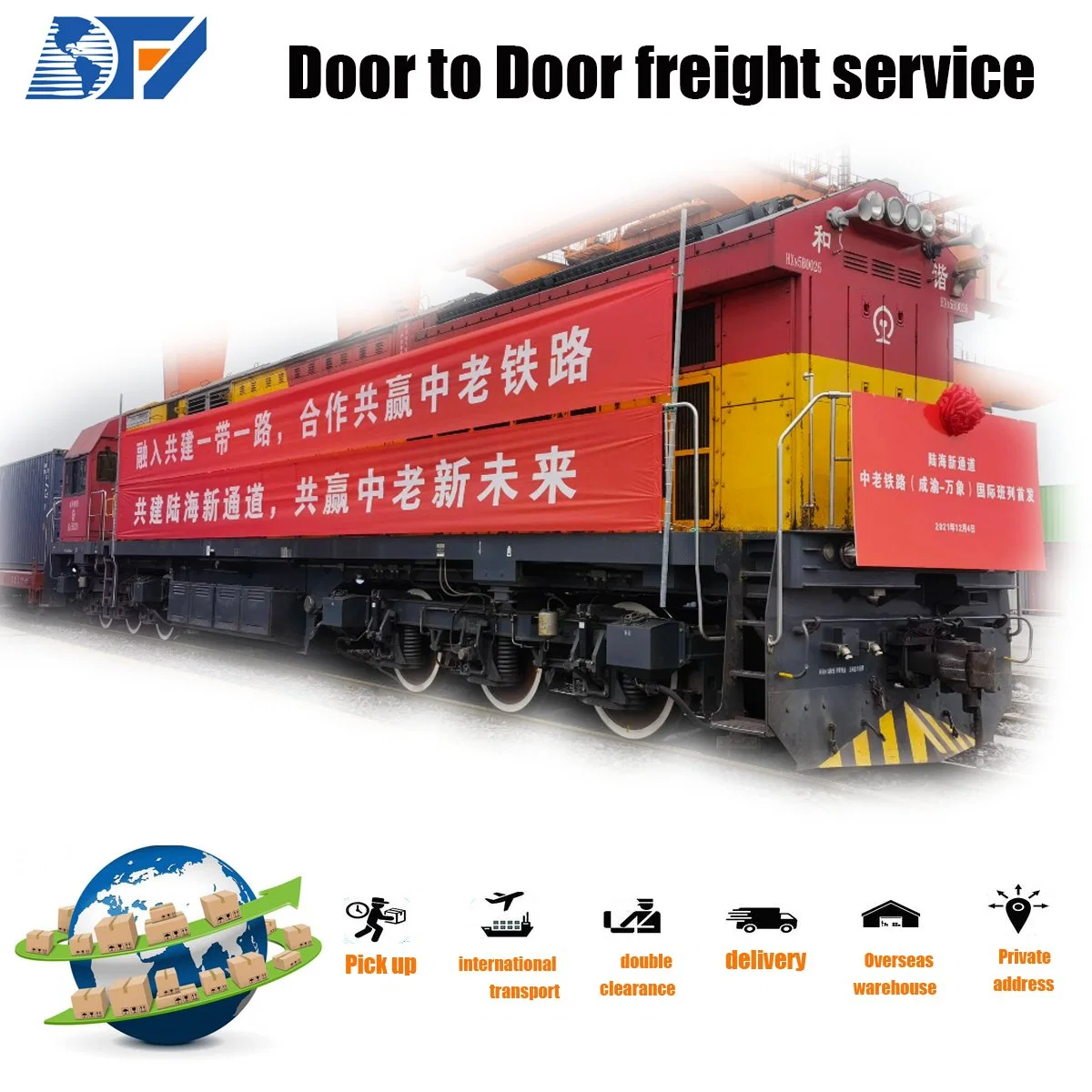 DDU/DDP/DAP Delivery Shipping Amazon Fba Train and Sea Freight Forwarder Shipping Cost China to Luxembourg France Spain