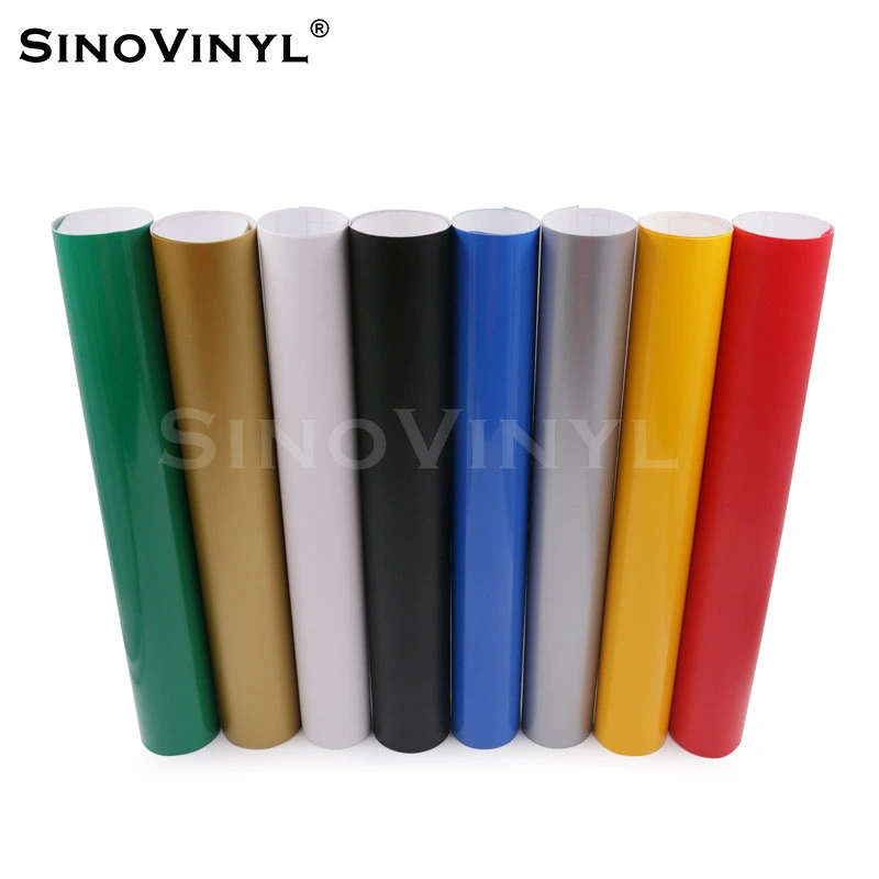 SINOVINYL Hot Selling filme colorido PVC computador de corte Vinyl Roll Material da placa de sinalização