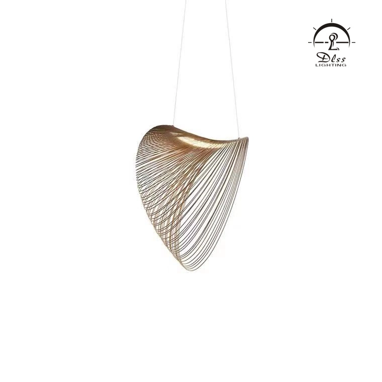 Luminaire LED en bois moderne décoratif intérieur lustre éclairage suspension Lampe