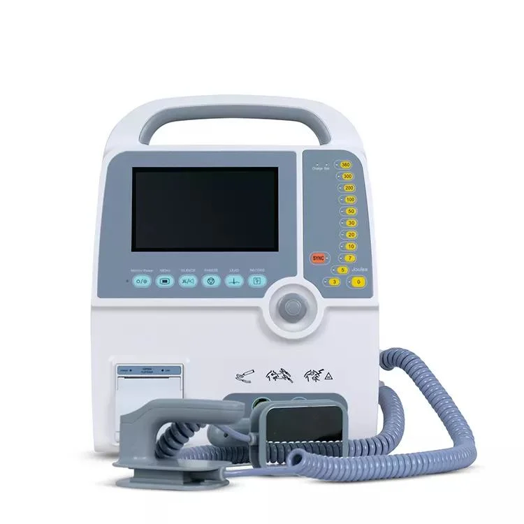 Uso hospitalario Yj-9000d Equipo médico Unidad de desfibrilador externo automatizado AED