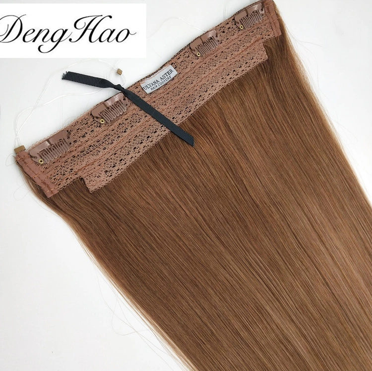 Double Drawn Hair Extensions Newly Hair Extention Peruvian Wholesale/Supplier Price Halo Hair Extension