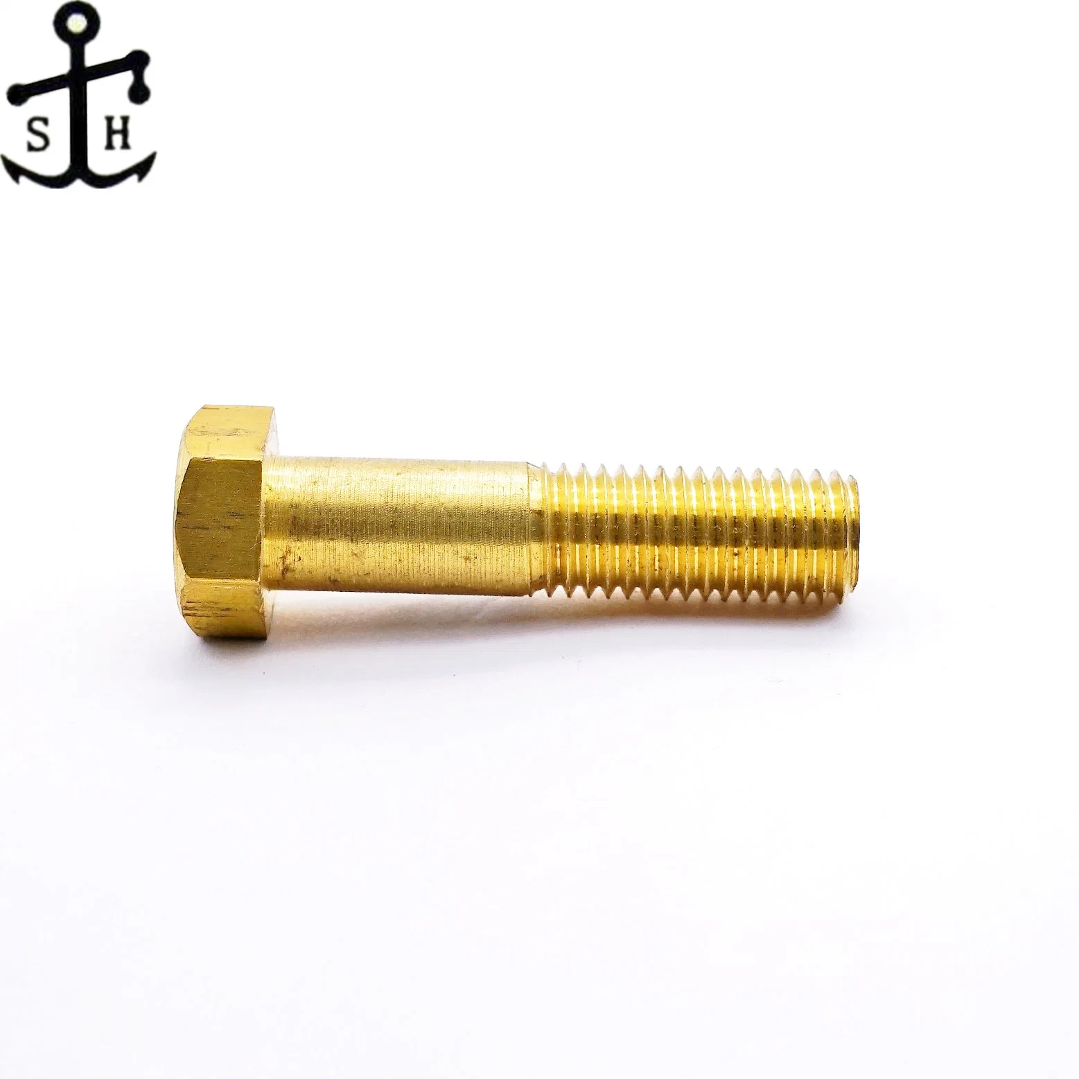 ISO 4014 Hexagon Head Screw Brass Bolts M12 M14 Made in China