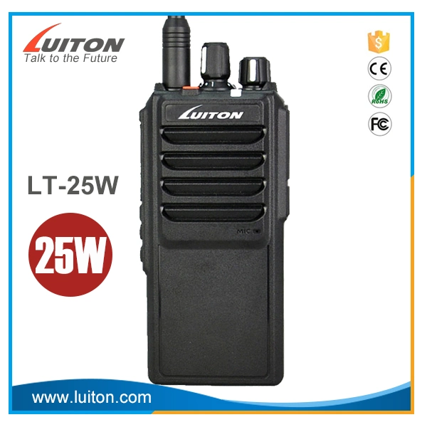 Luiton Lt-25W Best Rechargeable Walkie Talkies FM Transmitter High Power Two Way Radio