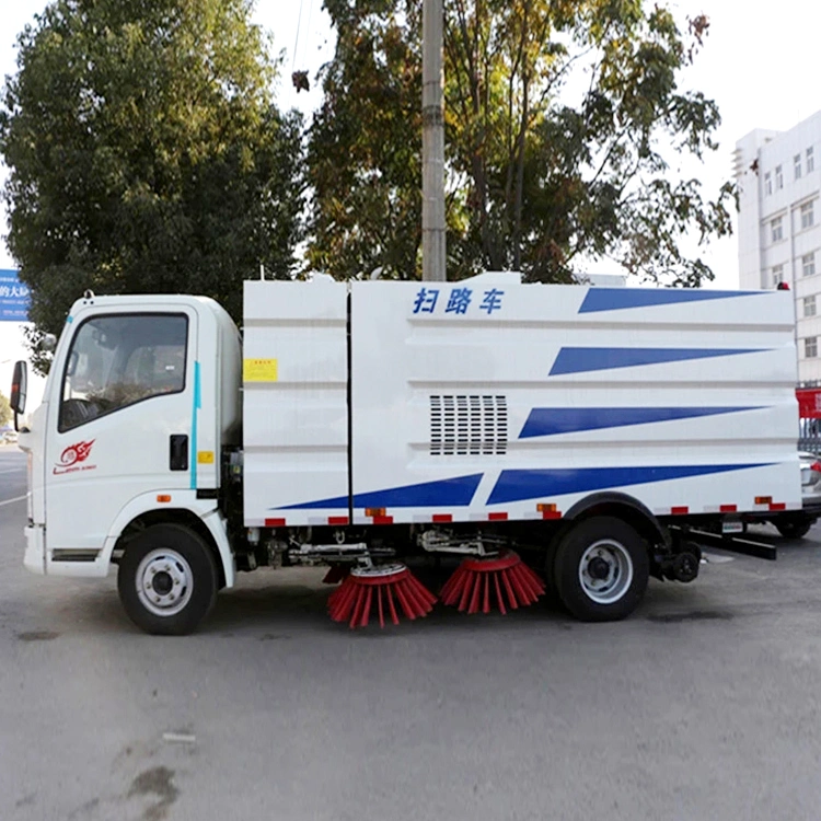 HOWO Sweeping Road Washing Washer Vacuum Cleaning Sweeper Suction Truck