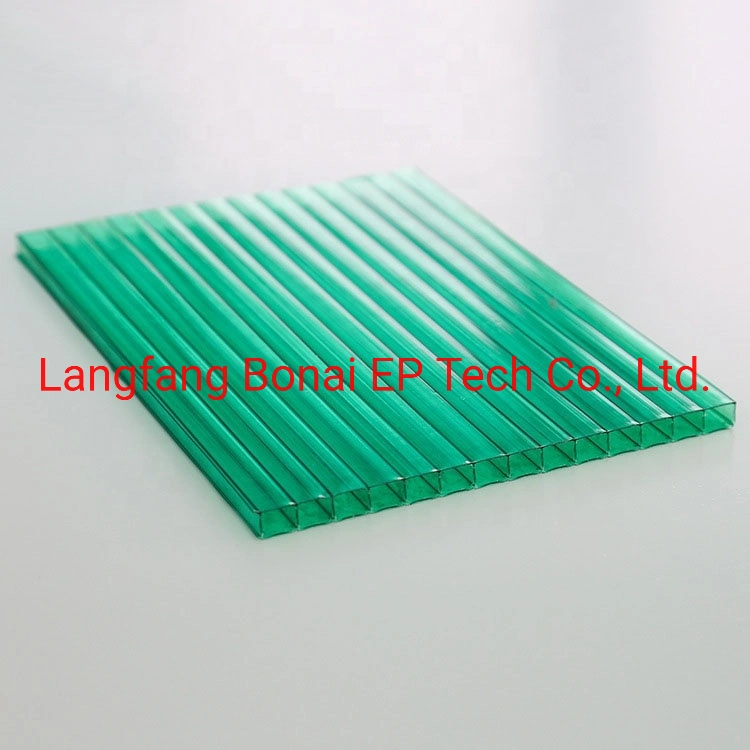 Langfang Bonai Clear Polycarbonate Multi-Wall Hollow Sheet PC Sunshine Board with Light Weight