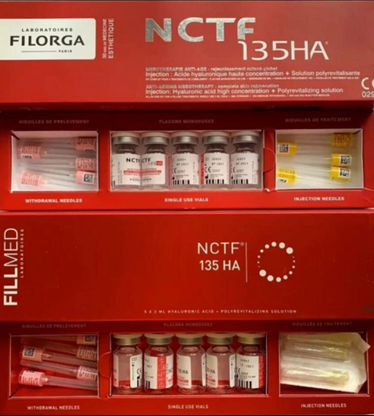 2023 Hot Sale injection Acide hyaluronique Filorga Fillmed NCTF 135 HA D'APPOINT de la peau de remplissage de la glutathion blanchissant la peau d'injection Alléger la mésothérapie